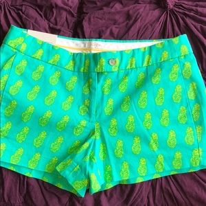 J. Crew Chino City Fit Pineapple Shorts